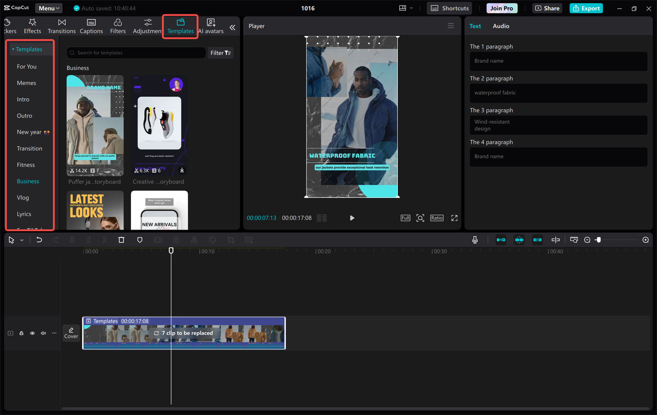 CapCut剪映国际版(视频编辑工具) v7.2.0.2961-螃蟹最爱横着走