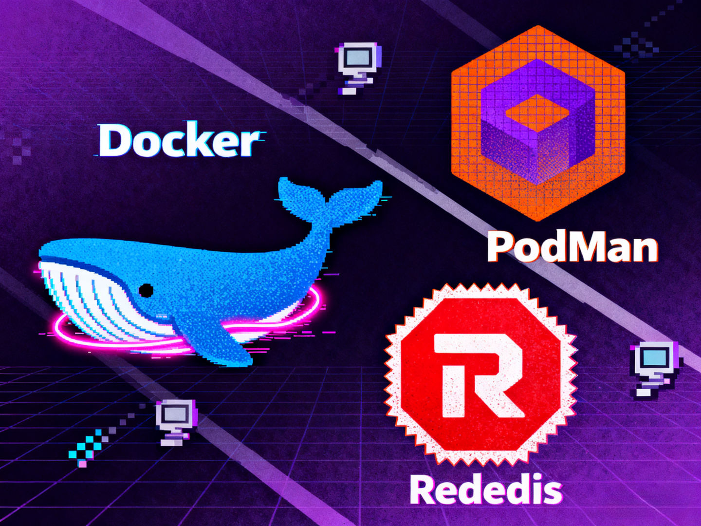 docker/podman安装redis 8-螃蟹最爱横着走
