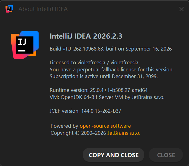 IntelliJ IDEA 2026 最新激活教程 破解工具 离线全家桶激活-螃蟹最爱横着走